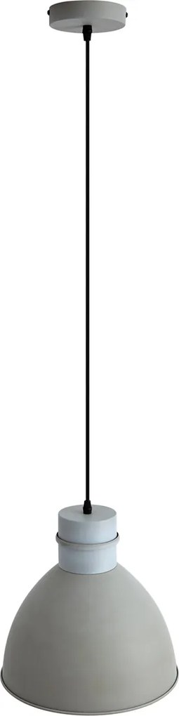 Lampada a sospensione intelligente grigia 30 cm incl. lampadina A60 wifi - Dory