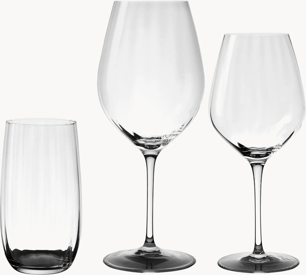 Set di bicchieri Irene, 18 pezzi