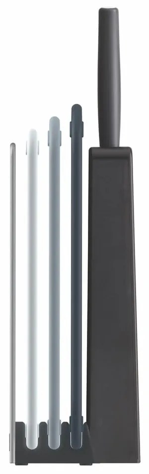 Set di 3 taglieri e coltelli con supporto Nest Plus - Joseph Joseph