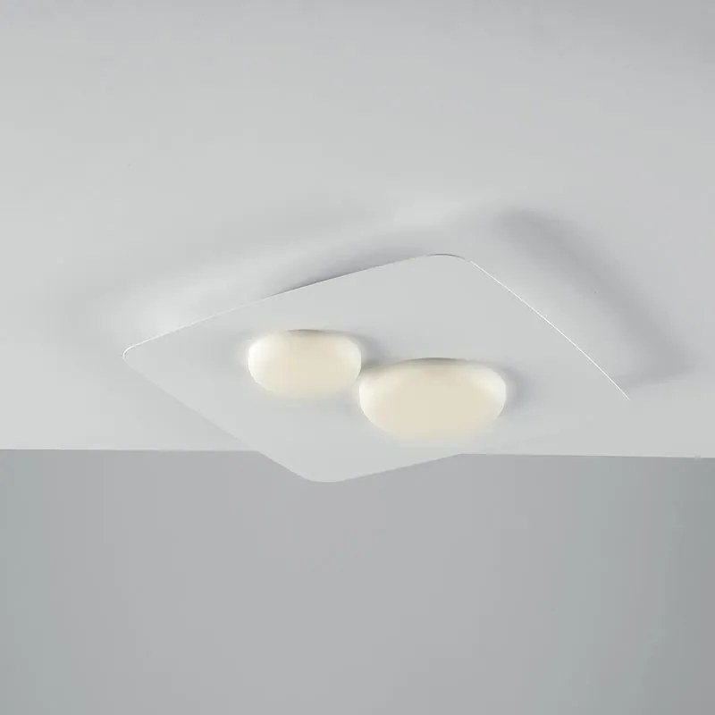 Plafoniera LED industriale Megan, bianco33 cm, luce naturale, 1850 lumen