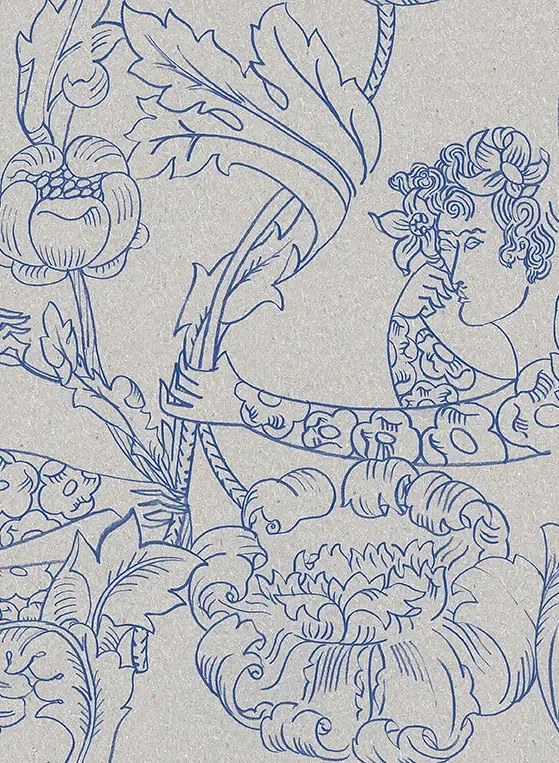 BoråsTapeter Carta da parati Floral Dream - 2065