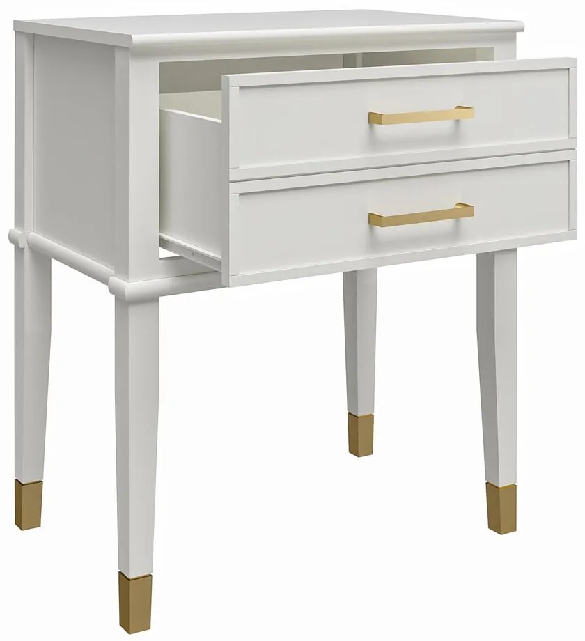 Comodino bianco Westerleigh – CosmoLiving by Cosmopolitan