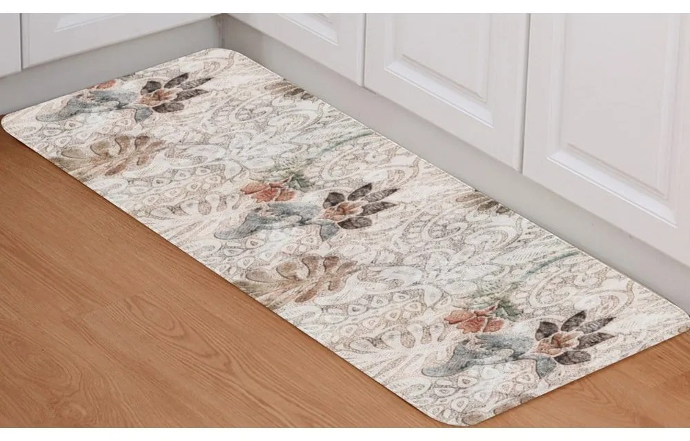 Runner beige lavabile 58x240 cm Vintage Garden - Oyo Concept