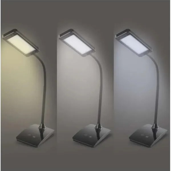 Lampada da tavolo LED dimmerabile EDDY LED/6W/230V 3000/4500/6800K nera