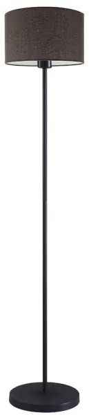 Lampada da terra LED TUNJA 1xE27/20W/230V Ø 30 cm nero/marrone