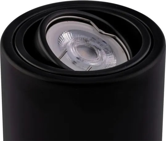 Faretto LED TUBA 1xGU10/5W/230V 2700K nero