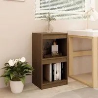 Libreria Marrone Miele 40x30x71,5 cm in Legno Massello di Pino cod mxl 23469