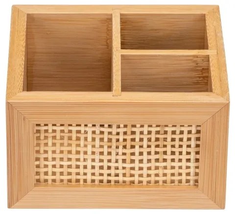 WENKO 25600100 - Organizer ALLEGRE 12x9 cm marrone