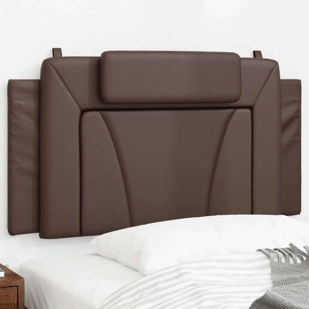 Cuscino Testiera Marrone 100 Cm İn Similpelle /