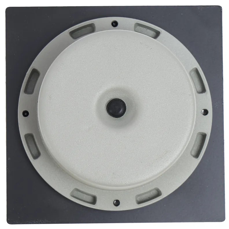 Set di 6 faretti da terra neri quadrati con LED IP65 solari - Terry