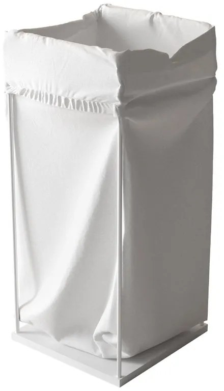 Cesta porta biancheria in cotone bianco SENSEA Jnka 40 l