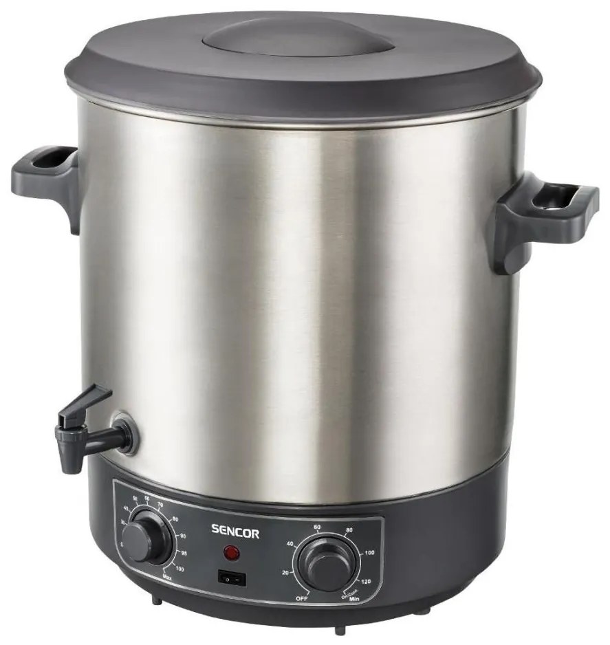 Sencor - Pentola per conserve 27 l 1800W/230V acciaio inox/grigio