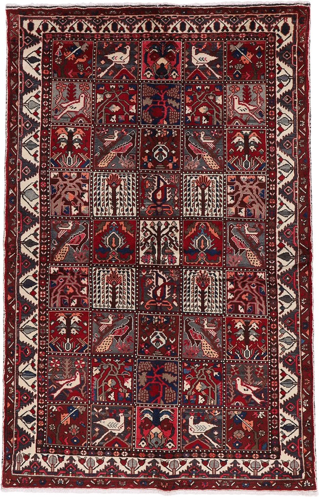 Moud Tappeto 160 x 250 (Iran) Annodato A Mano