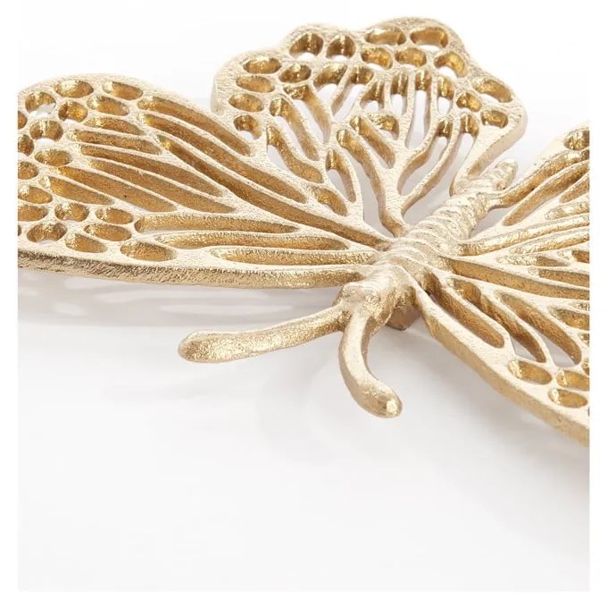 Decorazione murale in metallo 26x16 cm Butterfly - Light &amp; Living