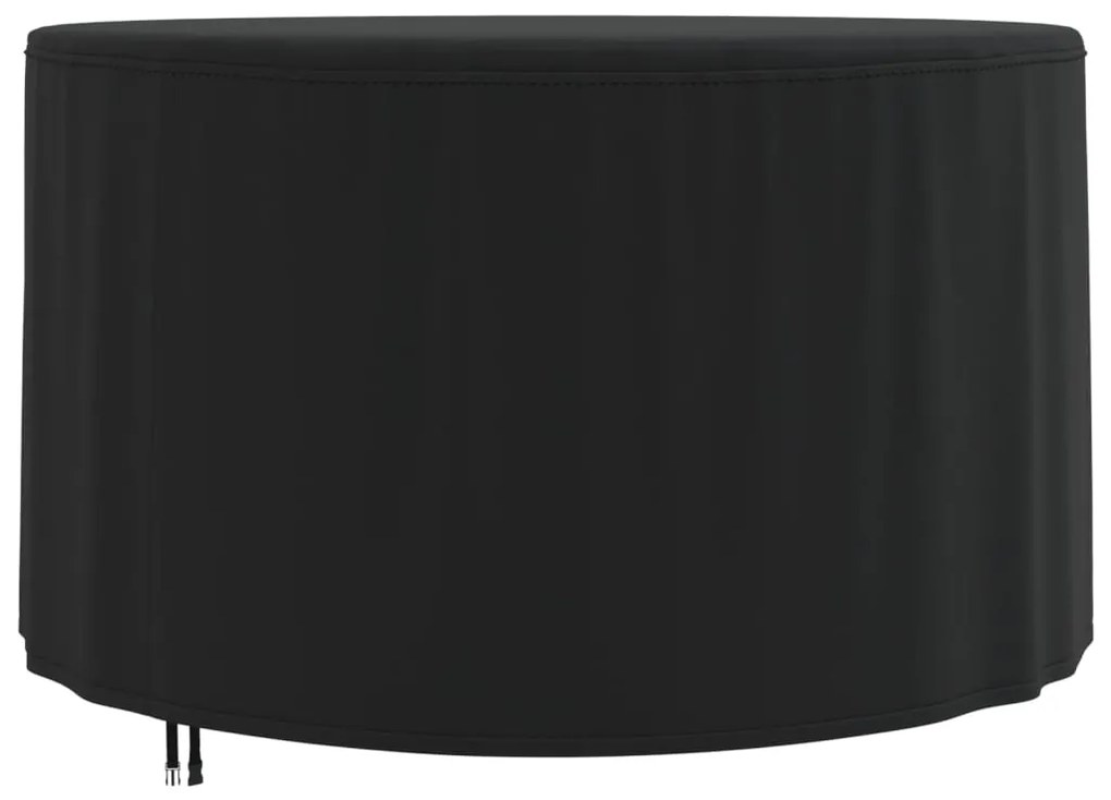Copertura Per Mobili Da Giardino Nera Ø 128x71 Cm 420d Oxford /