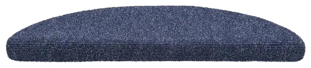 Tappetini Autoadesivi per Scale 15 pz 56x17x3 cm Blu
