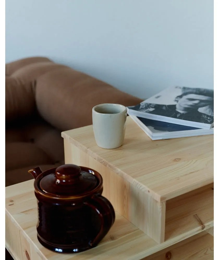 Tavolino in legno di pino in colore naturale Hako - Karup Design