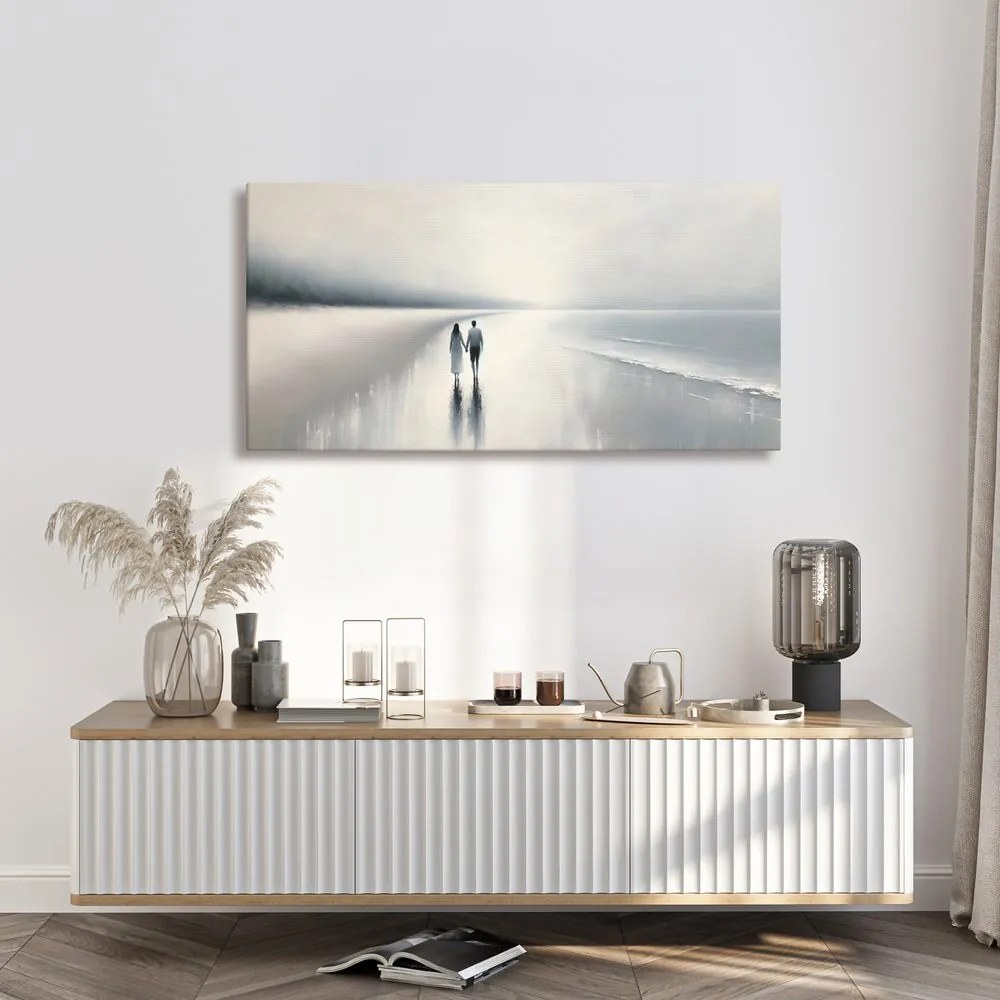 Quadro su tela – Innamorati sulla costa