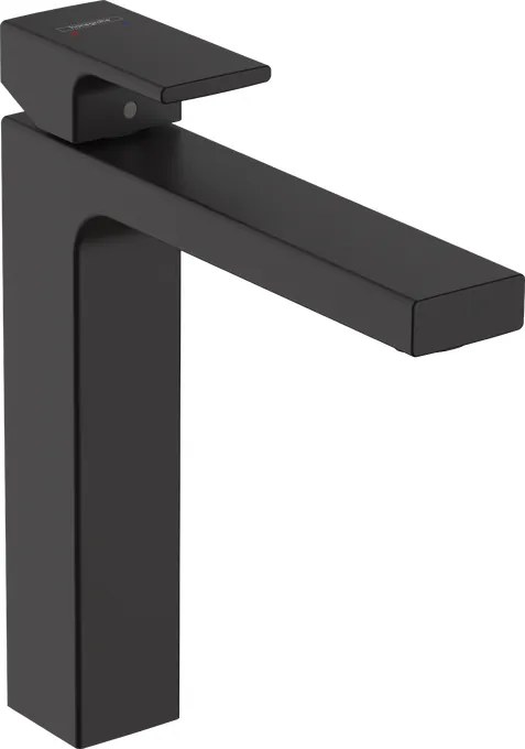 Miscelatore Monocomando Lavabo 190 Senza Saltarello Nero Opaco Hansgrohe Vernis Shape 71591670