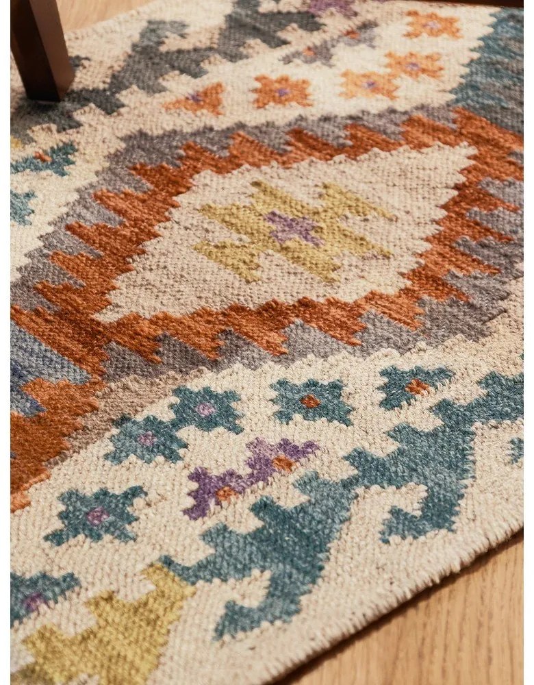 Passatoia in lana reversibile/tessuta a mano 60x190 cm Kamal Oasis – Nouristan