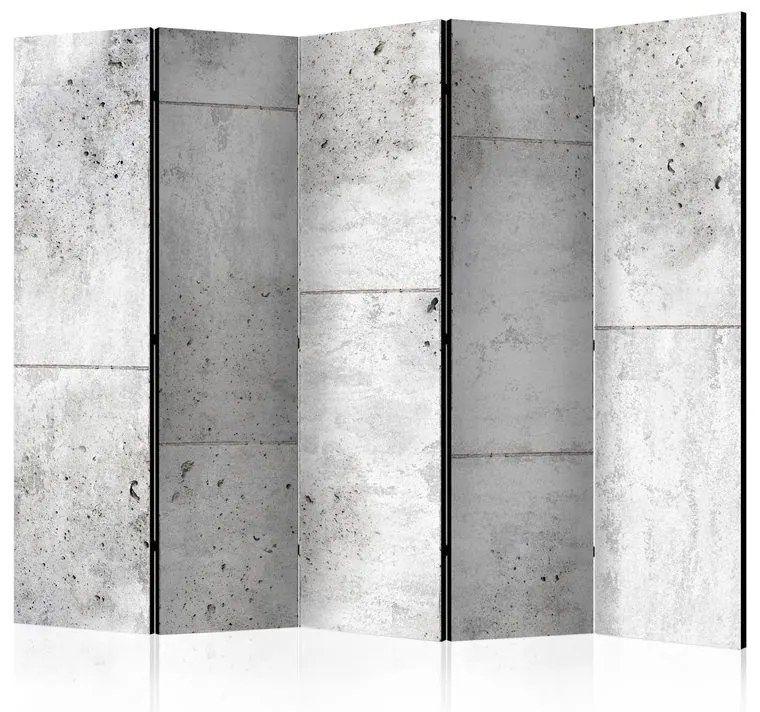 Paravento  Concretum murum II [Room Dividers]  Colore Grigio, Dimensioni e Misure 225x172