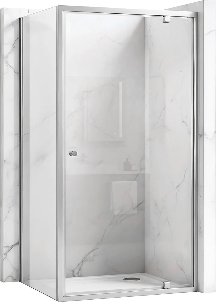 Cabina doccia Rea Primo Swing 80x90 Chrome