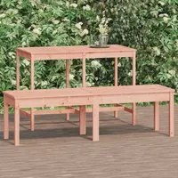 Panca da Giardino 2 Posti 159,5x44x45 cm Legno Massello Douglas 824016