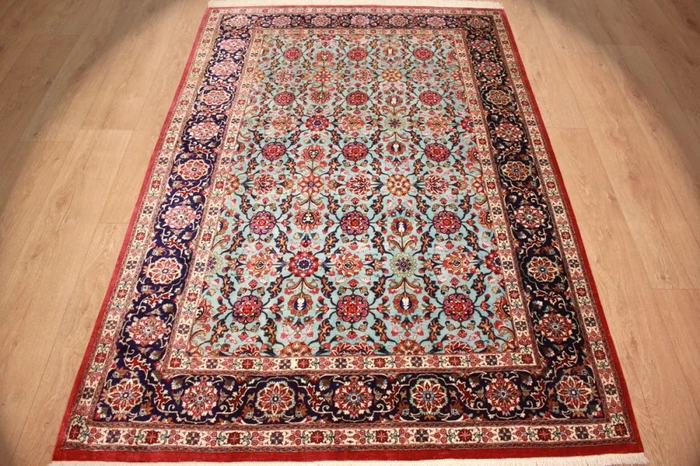 Ghom Tappeto 200x140 (Iran) Annodato A Mano