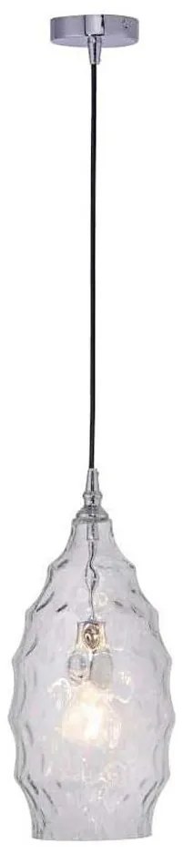 Paul Neuhaus 8267-00 - Lampadario a sospensione con filo SCARLETT 1xE27/60W/230V diametro 19 cm limpido