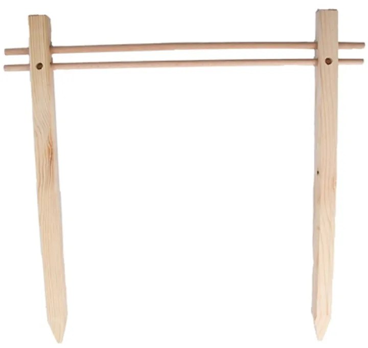 Sostegno per piante in legno (altezza totale 50 cm) – Esschert Design