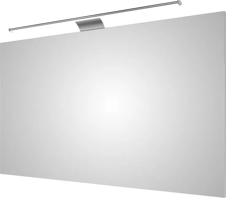 Specchio con illuminazione integrata completo di faretto bagno Solitaire H 70 cm bianco