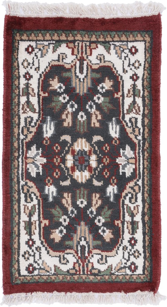 Agra Tappeto 30 x 60 (Indian) Annodato A Mano