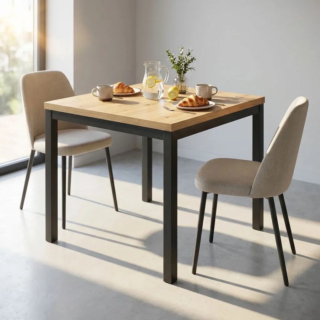 HERA - tavolo da pranzo allungabile quadrato