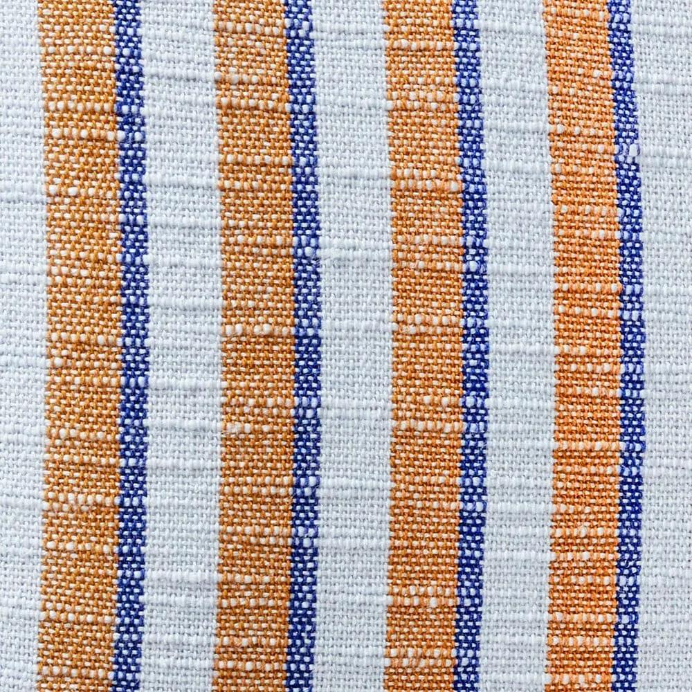 Cuscino in cotone blu-marrone Rita, 50 x 50 cm - Hübsch