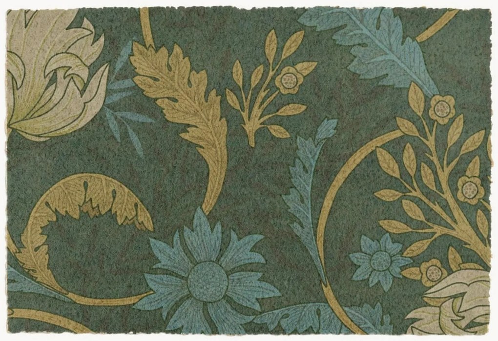 Zerbino in cocco fatto a mano William Morris