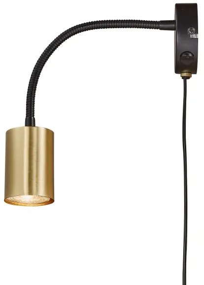 Nordlux - Applique da parete EXPLORE 1xGU10/7W/230V ottone