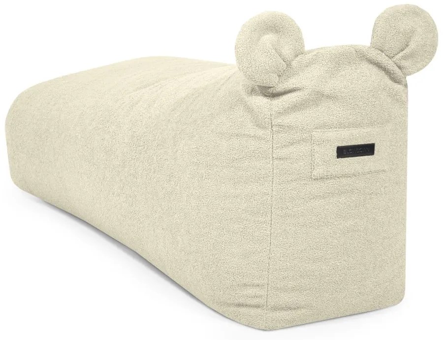 Pouf a sacco per bambini marrone con rivestimento in bouclé Snug 130 Bear – SLOWDOWN