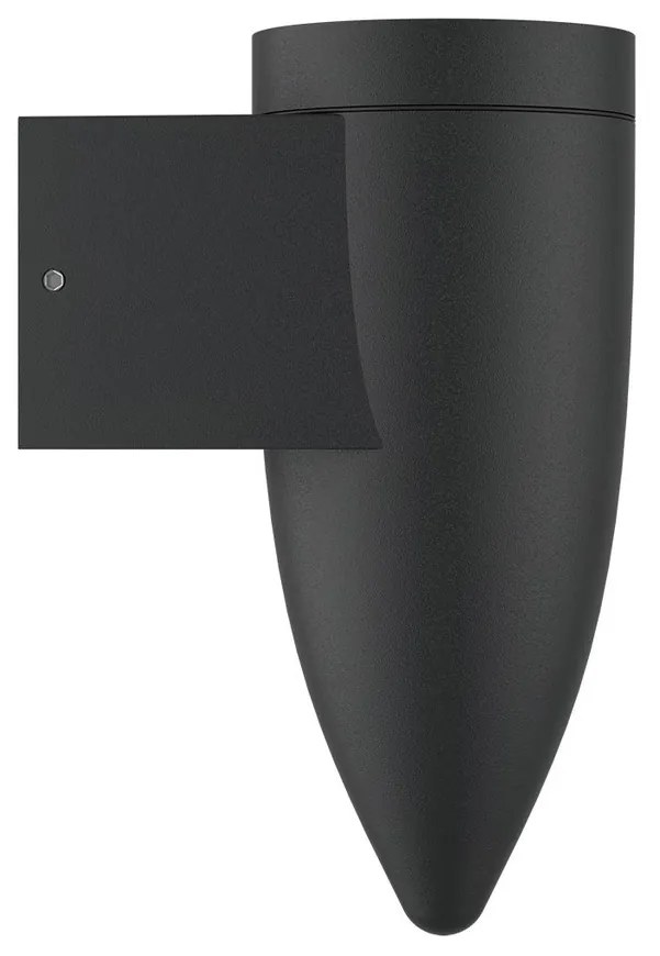 Applique da Parete a Cono per esterni IP65 GU10 - Nera