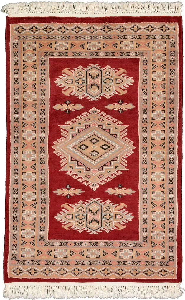 Bokhara Tappeto orientale 60x90 Beige (Pakistan) Annodato A Mano
