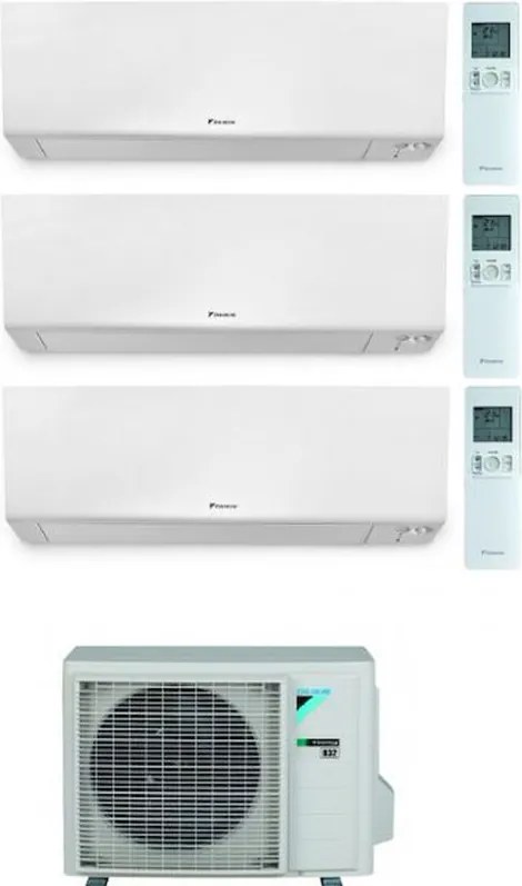 Daikin - Condizionatore trialsplit serie Perfera ftxm20a+ ftxm20a + ftxm20a +3mxm40a9 7000 7000 7000 Btu codice prod: FTXM20A(3) 3MXM40A9
