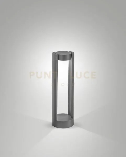 Nagi paletto grigio scuro da giardino 9w 3000k 722lm orientabile