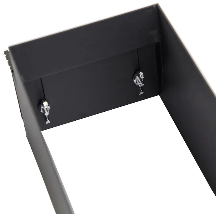 Faretto da incasso nero GU10 AR70 senza cornice 3 luci - Oneon