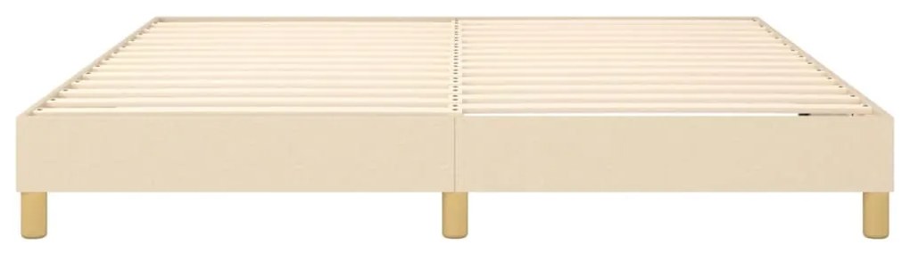 Giroletto a molle crema 180x200 cm in tessuto