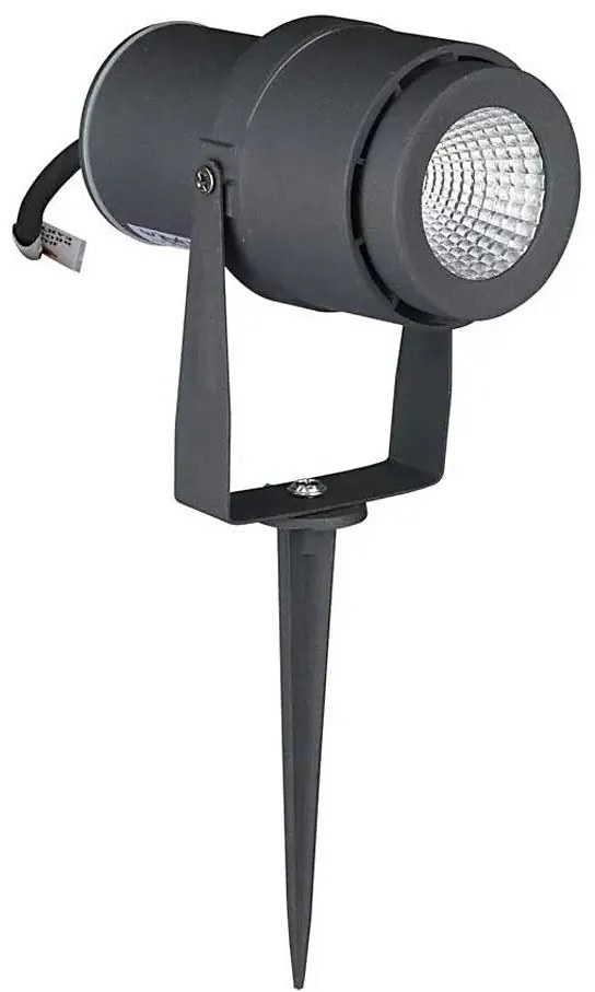 Lampada LED da esterno LED/12W/100-240V IP65 grigio - vetro verde