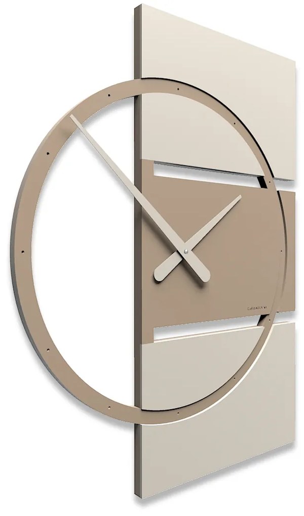 CalleaDesign Orologio da parete ADAM 45 x 60 CAFFELATTE