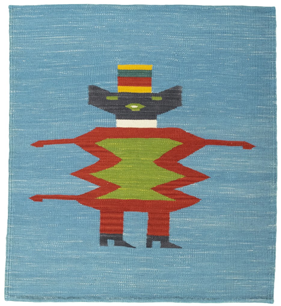 Kilim Tappeto orientale 90x100 (Tacchino) Tessuto A Mano