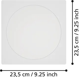 Eglo 901402 - Plafoniera LED da incasso FUEVA LED/18,5W/230V 21,6x21,6 cm bianco