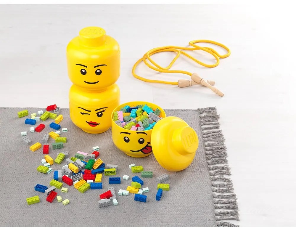 Contenitore giallo Silly, ø 10,6 cm - LEGO®