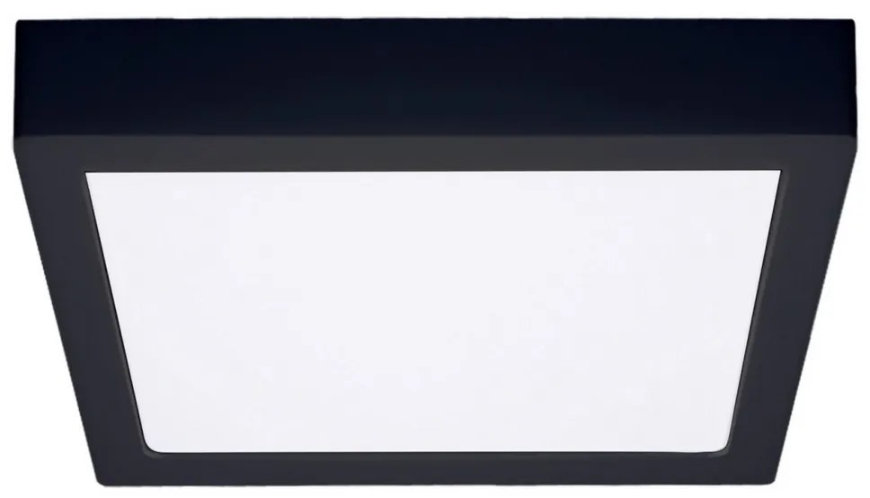 Solight WD175-B- LED Plafoniera LED/24W/230V 3000/4000/6000K nero angolare