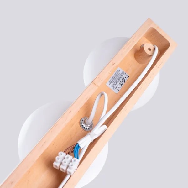 Sollux SL.1684 - Plafoniera BULBO 3xG9/8W/230V faggio/bianco